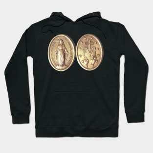 Our Lady of Grace Virgin Mary Miraculous Medal Prayer Hoodie